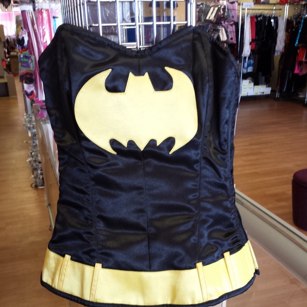 Quality Handmade USA Cosplay Bat Girl Corset Steel Boned  22"
